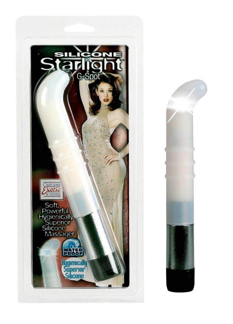 California Exotics Silicone Starlite Massager, White G