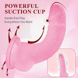 7.5 '' Realistic Big Dildo,Flexible Penis with Curved Shaft and Balls for Vaginal G-spot and Anal Play, Body-Safe Material Silic