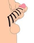 6 Ring Silicone Chastity Device