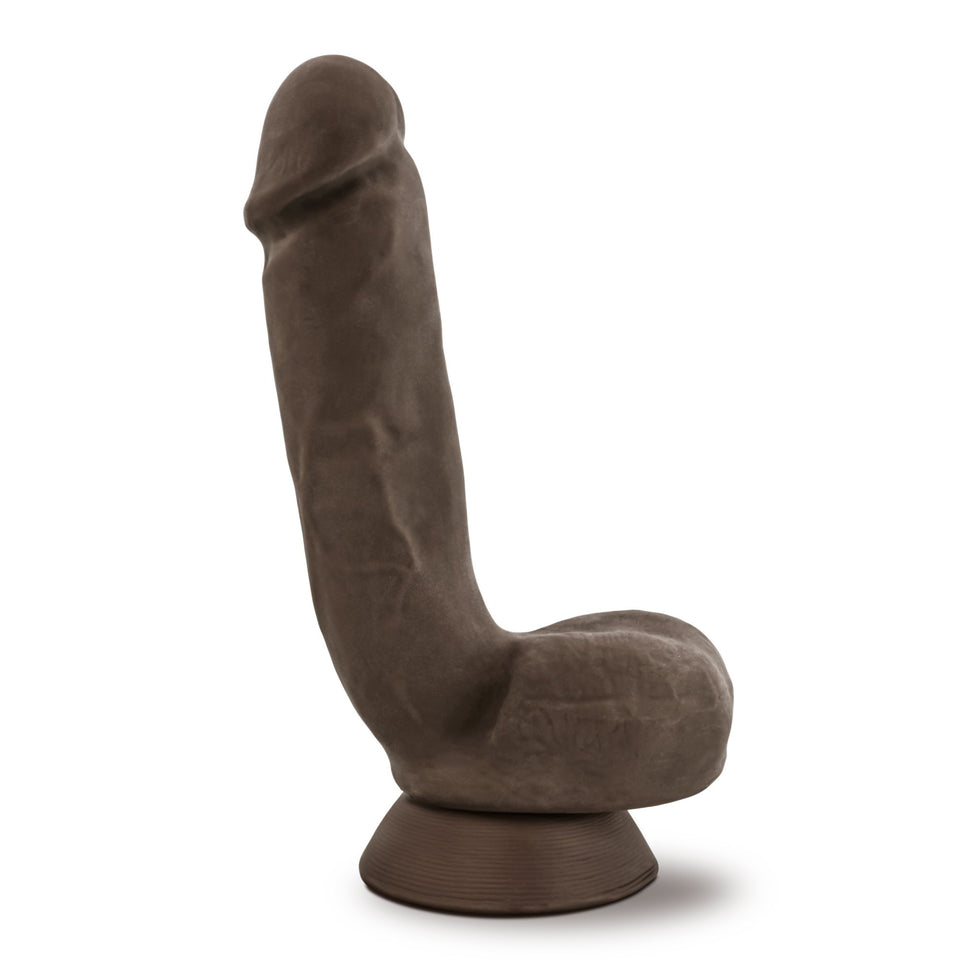 Eden | 8 Inch Long Thick Realistic Skin Dildo | Monster Dildo Sex Toys For Women | Dildo For Gay Men And Dildo For Women | Suction Cup Dildo And Strap On Friendly | Brown Dildo