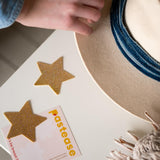 Pastease Gold Glitter Star Nipple Pasties, O/S