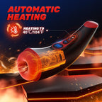Sex Toys for Men Male Masturbator - APP Control Adult Toys Male Masturbators Penis Pump with 9 Sucking & 9 Vibrating, 3D Texture