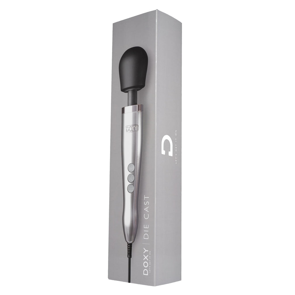 SB Doxy Die Cast Powerful Wand Silver
