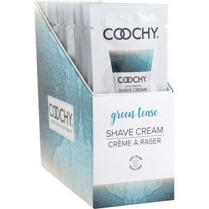 (D) Coochy Shave Cream Green T Foil 15Ml 24Pc Display