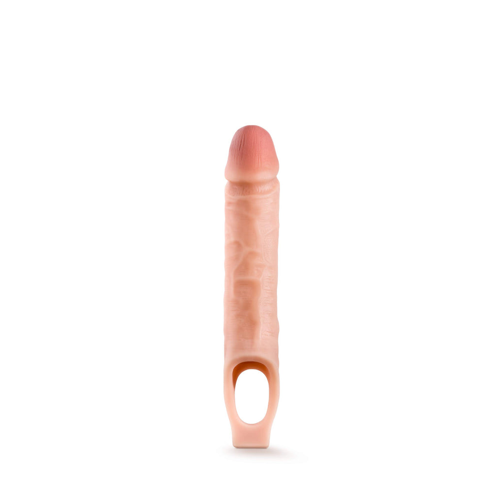 Blush Novelties, Performance - Ultra Soft X5 Plus Penis Sheath Extender - Extend Your Penis 1.5'' - Thicken Up To 2''- Ribbed Co