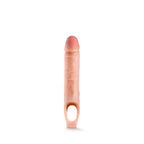 Blush Novelties, Performance - Ultra Soft X5 Plus Penis Sheath Extender - Extend Your Penis 1.5'' - Thicken Up To 2''- Ribbed Co