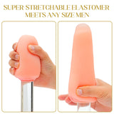 Male Masturbator Egg, Portable Pocket Pussy Stroker with 3D Realistic Textured Vagina Ultra Soft Stretchy Male Masturbators Cup,
