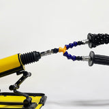 TenFruit Vac-u-Lock to Double Vac-u-Lock Adapter with Flexible Rods Sex Machine Attachment Double Penetration for Vac-u-Lock Dil