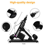 Jessky Automatic Sex Machine, 3Xlr Connector Love Machine Adjustable Adult Sex Toys With 8 Attachments For Couples Men And Women