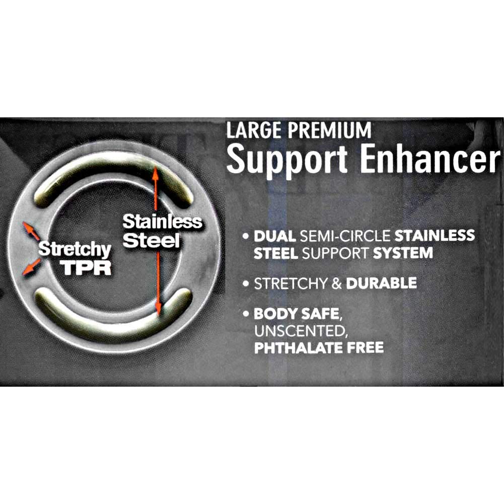 California Exotic Novelties Apollo Premium Support Enhancers Extra Large, Smoke