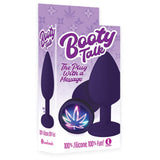 The 9'S Booty Talk Neon Leaf Silicone Butt Plug
