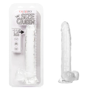 Size Queen 10 Inch/25.5 Cm - Clear