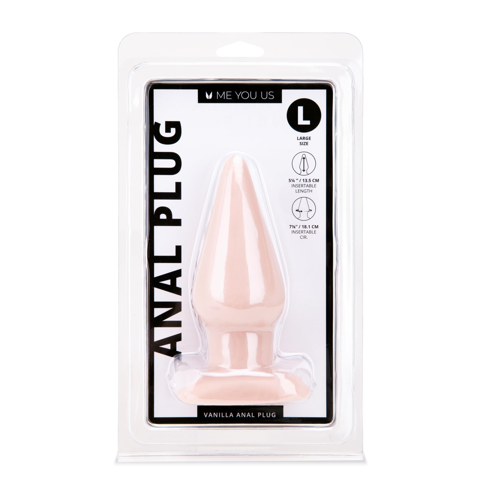 Me You Us Vanilla Large Anal Plug