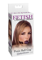 Fetish Fantasy Penis Ball Gag, 3.25 Ounce, Purple (Pd2135-02)