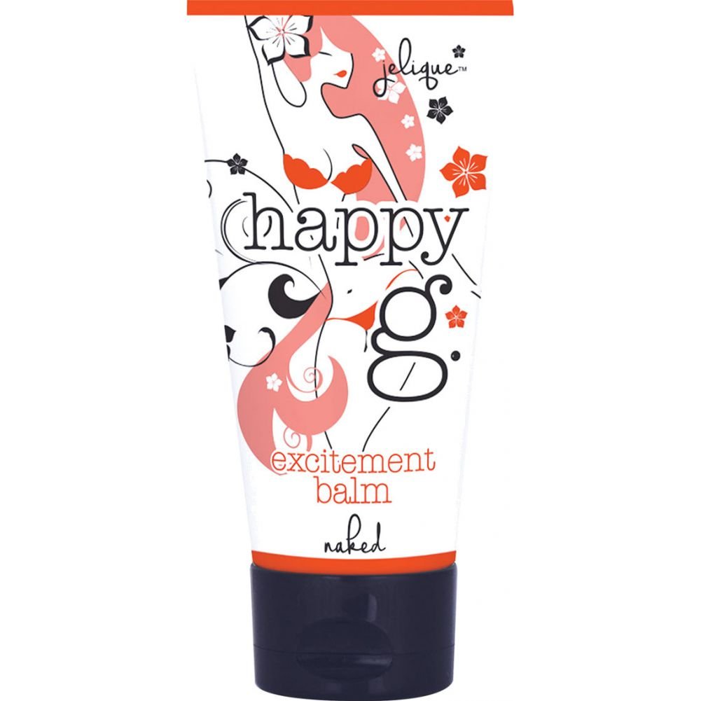 Jelique Happy G Excitement Balm for Her, 0.5 Ounce, Naked (Fragrance Free)