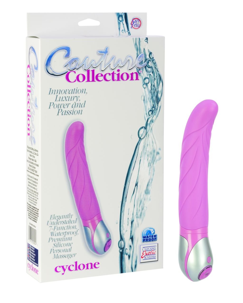 California Exotic Novelties Couture Collection Cyclone Silicone Vibrator