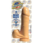 Lifeforms Big Boy With Balls And Suction Cup 8 Inch  Flesh