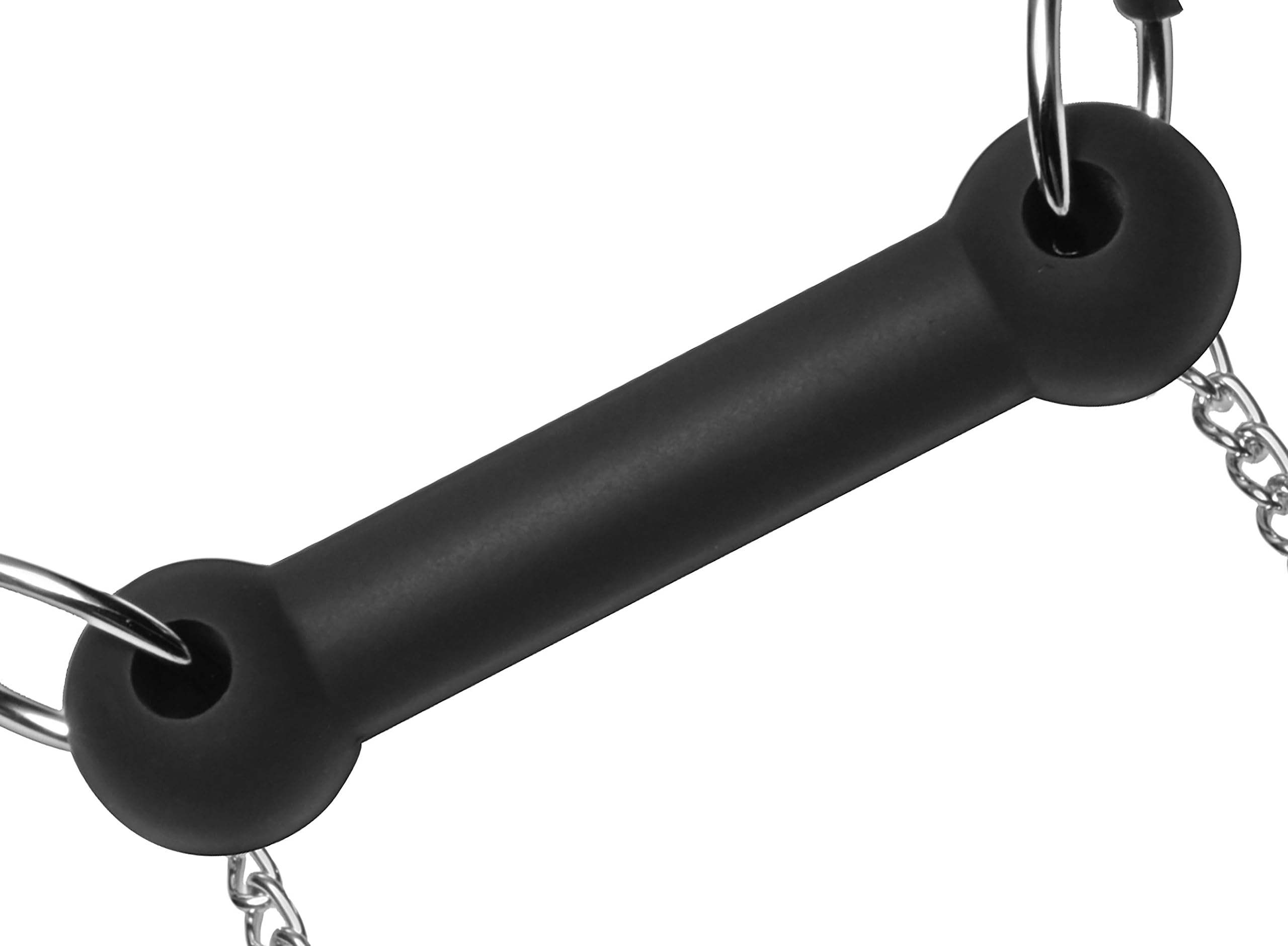 Master Series Equine Silicone Bit Gag With Nipple Clamps