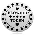 Naughty Valentine 's Day Tokens - Blowjob Token - Blow Job Coin - Funny Gift for Husband or Boyfriend - Sex Gifts for Men