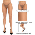 Lycra Sheer To Waist Support P