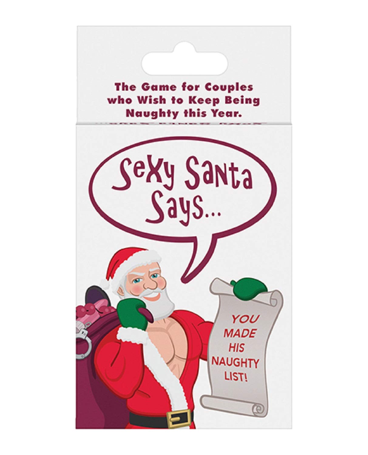 Sexy Santa Says Naughty Card Game
