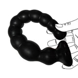 Long Anal Beads Sex Toys with 10 Anal Balls Ultra Soft Anal Chain Anal Plug with Strong Suction Cup Flexible Butt Plug Anal Bead