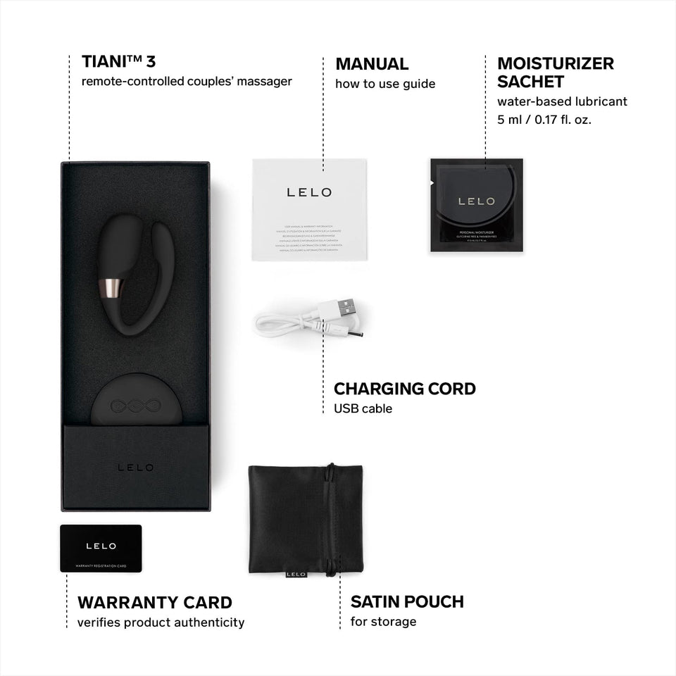 Lelo Tiani 3  Couples Vibrator Remote Controled Sex Toy For Adults Couples Wireless And Handsfree Stimulator Satisfaction Sex T