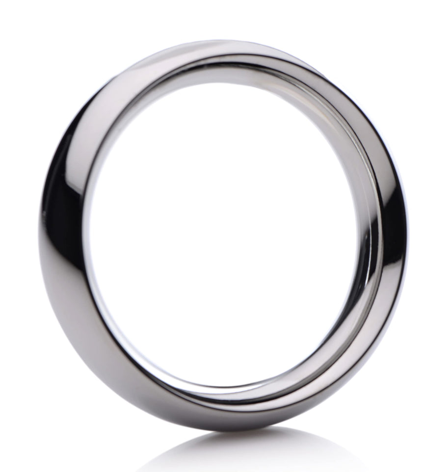 Master Series Stainless Steel Cock Ring, Medium