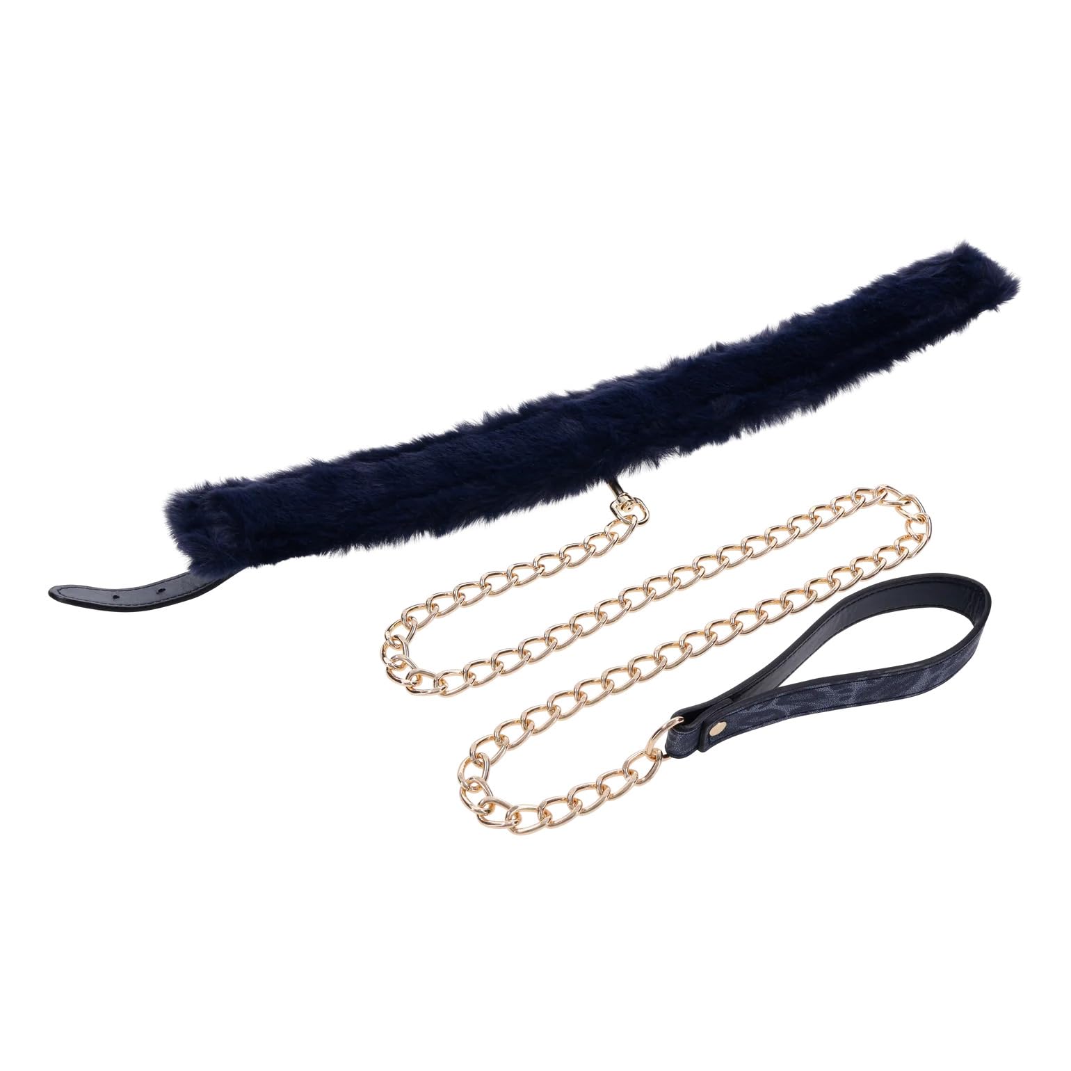 Ss S&M Cougar Fur Collar & Leash