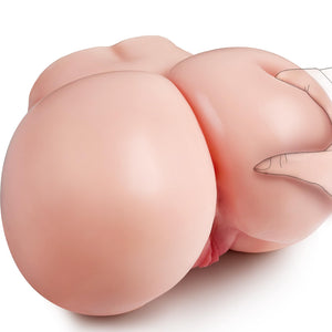 11LB Realistic Male Masturbator with Virgin Vagina and Anal, Life-Sized Pussy Ass Masturbator Sex Toys for Men Masturbation, Rea