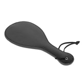 VENESUN Round Sexual Spanking Paddle for BDSM, Faux Leather Sex Paddles for Adult Spanking Set, Black