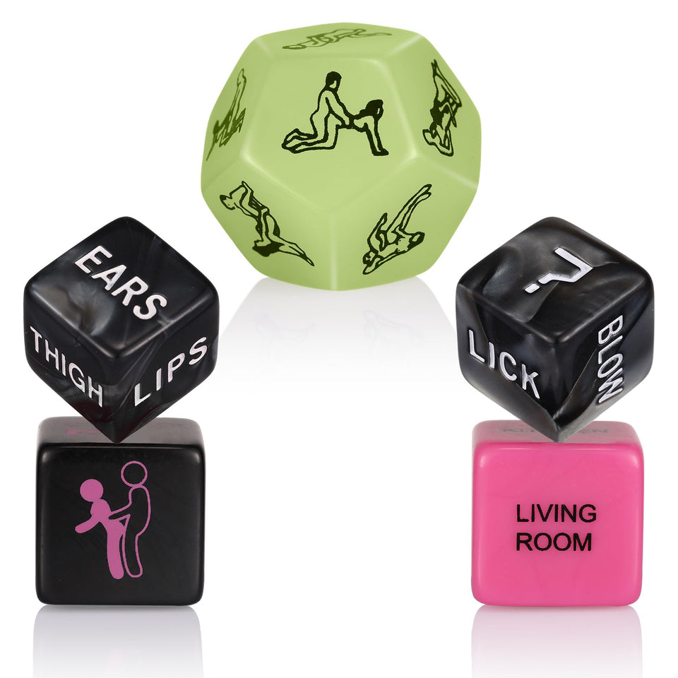 Sex Dice for Adult Couple Sex Games Sex Toys for Couples Sex Dice Noctilucent Sex dice Sex Toys & Games for Adults Bedroom Games
