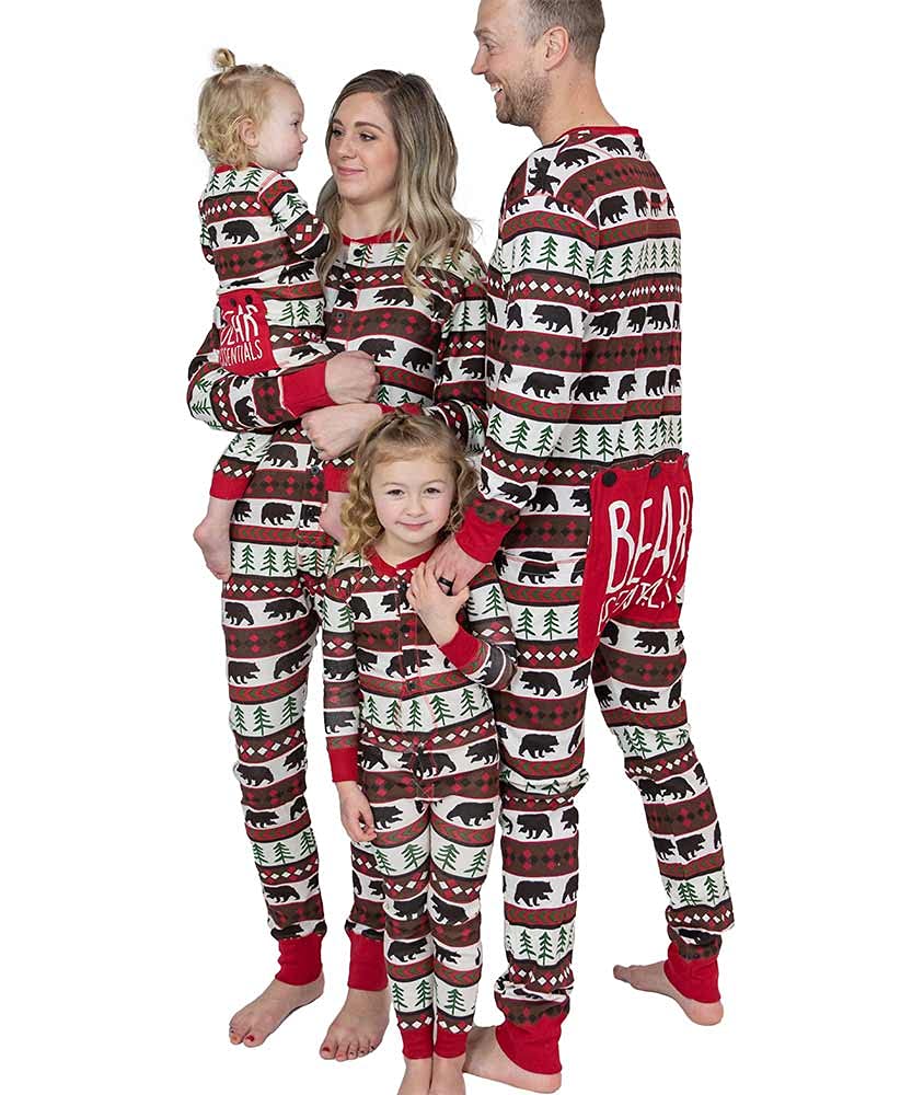 LazyOne Flapjacks, Pajamas for The Dog, Baby & Kids, Teens, and Adults, One Piece Pajamas, Family Matching Christmas Pajamas, Ja