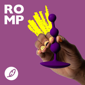 ROMP Amp Anal Beads | Adult Toys | Sex Toys for Men Women & Couples| 5 Inch Silicone Graduated Beads for Stimulation | Prostate