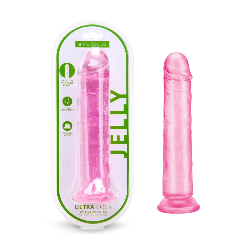 Me You Us Ultracock Pink Jelly 8.5In