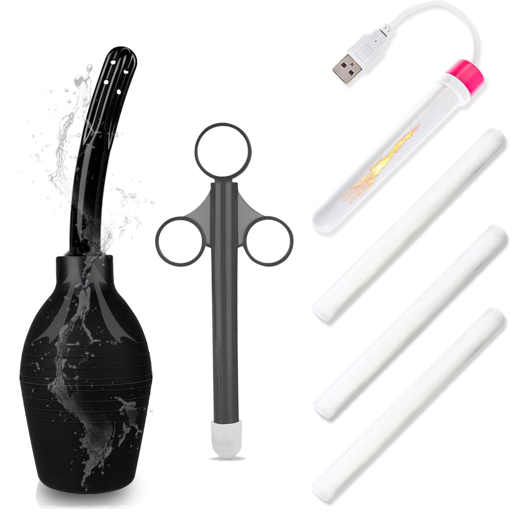 Sex Doll Male Masturbator Cleaning and Maintenance Kit 6 Pieces Male Sex Toy Love Doll Care Set: 3 x Absorbent Dryer Rods, 1 x L