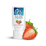 Aloe Cadabra Flavored Lube Organic Natural Personal Lubricant For Women Men & Couples Strawberry 2.5 Oz