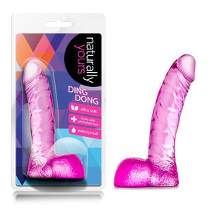 Blush Naturally Yours Ding Dong  5 12 Inch Realistic Smooth Slim Translucent Beginner Stimulating Dildo  Fragrance Free Small 