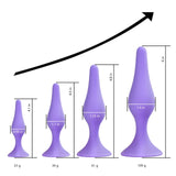 Anal Plug Sex Toys,HISIONLEE 5PCS Sex Anal Toys Silicone Butt Plug Training Kit for Adult Sex Toys & Games Women Male and Beginn