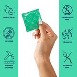 Royal Extra Large Ultra Thin Vegan Condoms - Premium Lubricated Condom Pack - Unflavored Lubricant, Organic Latex Rubber - Odorless, Slim, Natural Feel - Safe & Durable Male Contraceptives - 20 Count