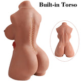 Shemale Sex Doll Torso Sex Toys with Reslistic Dildo Soft Breast Transsexual Adult Toys Male Masturbators Unisex Anal Sex Stroke