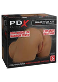Pdx Elite Shake That Ass Vibrating Mega Masturbator Brown