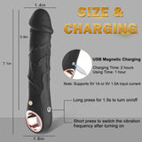 G Spot Dildo Vibrator - BGGOOD Adult Female Sex Toys with 10 Vibrations, Realistic Silicone Dildos Finger Vibrators for Multiple
