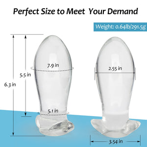 Super Big Butt Plug Trainer:Soft Anal Plug Prostate Massage Sex Toy,Waterproof Anal Plugs Kit Anal Sex Toys for Beginner Advance