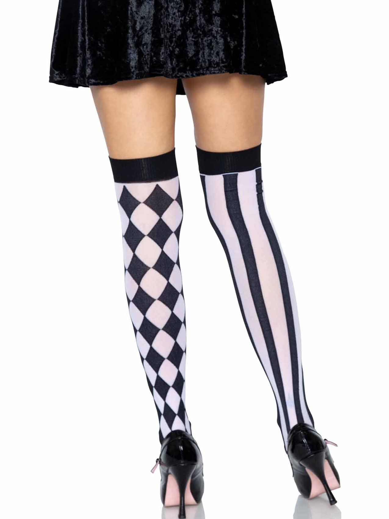 Harlequin Thigh Highs