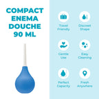 b-Vibe Compact Enema Douche Blue