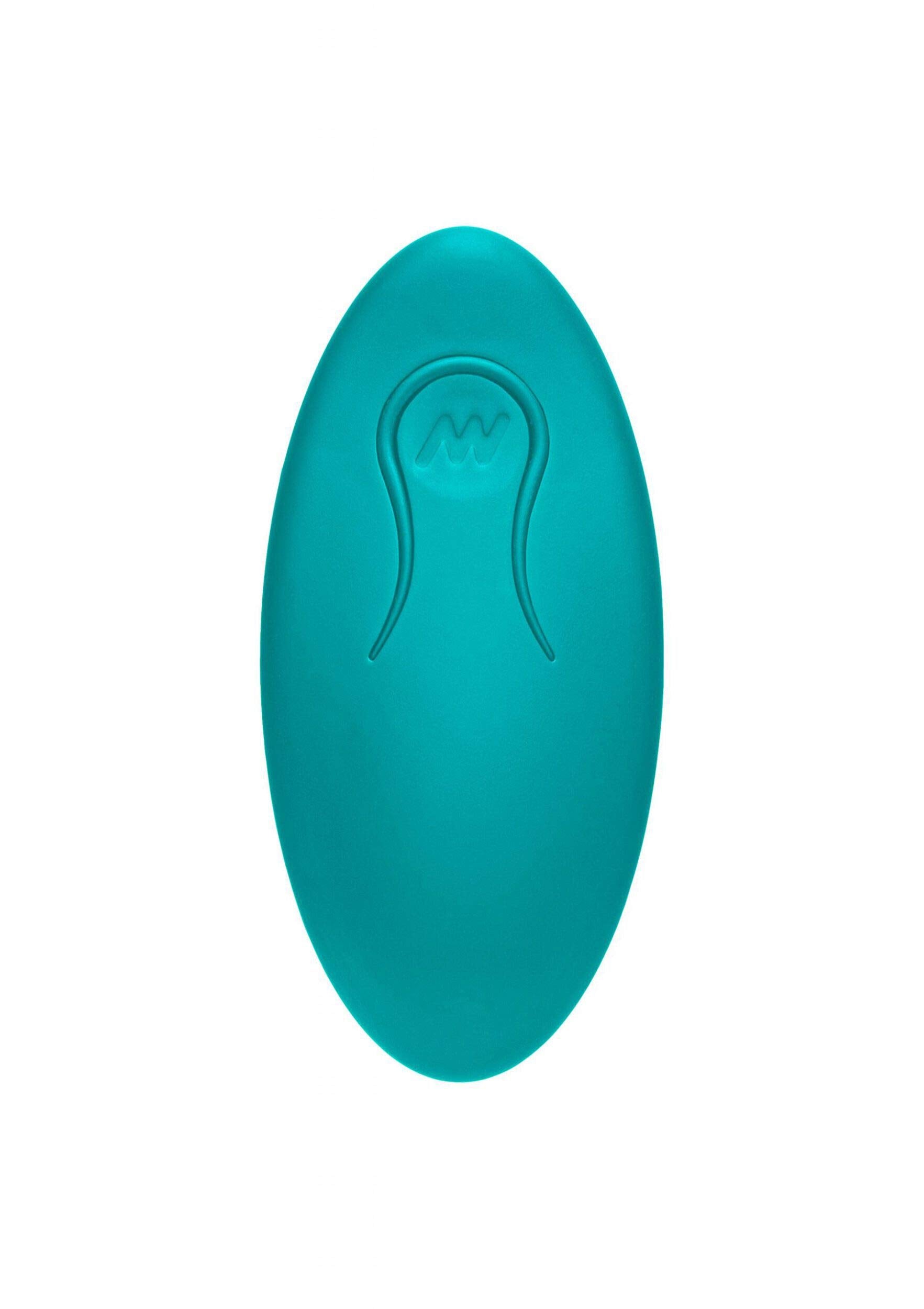 Doc Johnson  Aplay  Vibe  Beginner  Rechargeable Vibrating 10Function Silicone Anal Plug With Wireless Remote  Small  Tea