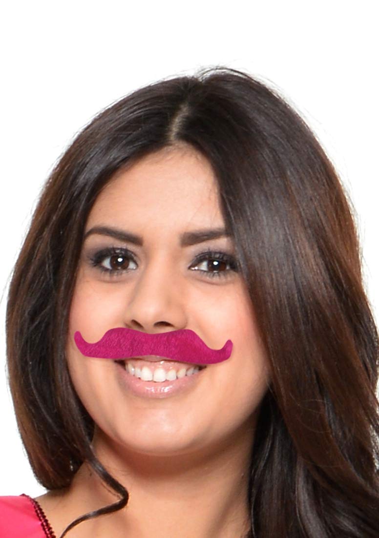 Pipedream Bachelorette Party Favors Mustache Kit, Pink