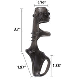 Reusable Penis Sleeve with Testicle Ring Covered by Granules, Flexible Condom Male Cock Extender Enlarger G-Spot Stimulation Sex