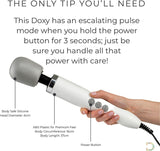 Doxy Original Ultra Powerful Sex Toys Wand Massager  Female Vibrator Wand Sex Toy  White Personal Massager For Women  Persona